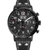 Montre Adriatica A8308.B224CH - Boîtier Noir, Cadran Noir, Bracelet Cuir Noir -BOUTIQUE AERO montre adriatica a8308b224ch boitier noir cadran noir bracelet cuir noir