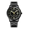 Montre Adriatica A8311.B224Q - Boîtier Noir, Cadran Noir, Bracelet Cuir Noir