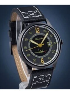 Montre Adriatica A8311.B224Q - Boîtier Noir, Cadran Noir, Bracelet Cuir Noir -BOUTIQUE AERO montre adriatica a8311b224q boitier noir cadran noir bracelet cuir noir 5