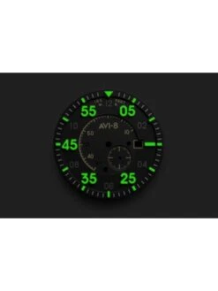 Montre Automatique AVI-8 Spitfire Midnight Chrome AV-4073-33 - Boîtier Noir, Cadran Noir, Bracelet Cuir Marron Foncé -BOUTIQUE AERO montre automatique avi 8 spitfire midnight chrome av 4073 33 boitier noir cadran noir bracelet cuir marron fonce 9