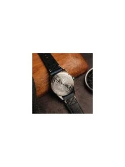 Montre AVI-8 Hawker Harrier Farley AV-4098-01 - Boîtier Acier, Cadran Acier, Bracelet Cuir Noir -BOUTIQUE AERO montre avi 8 hawker harrier farley av 4098 01 boitier acier cadran acier bracelet cuir noir 6