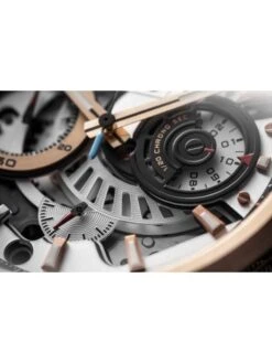 Montre AVI-8 Hawker Harrier II AV-4065-02 Brun Or Brûlé - Boîtier Acier, Cadran Gris, Bracelet Cuir Marron Clair -BOUTIQUE AERO montre avi 8 hawker harrier ii av 4065 02 brun or brule boitier acier cadran gris bracelet cuir marron clair 9