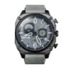 Montre AVI-8 Hawker Hunter AV-4052-03 Gris Mer - Boîtier Noir, Cadran Gris, Bracelet Cuir Sable -BOUTIQUE AERO montre avi 8 hawker hunter av 4052 03 gris mer boitier noir cadran gris bracelet cuir sable