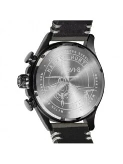 Montre AVI-8 Hawker Hunter AV-4064-02 Vert Anthracite - Boîtier Noir, Cadran Vert, Bracelet Cuir Vert -BOUTIQUE AERO montre avi 8 hawker hunter av 4064 02 vert anthracite boitier noir cadran vert bracelet cuir vert 4