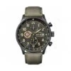 Montre AVI-8 Hawker Hurricane AV-4011-0E Terre Noire - Boîtier Noir, Cadran Noir, Bracelet Cuir Kaki -BOUTIQUE AERO montre avi 8 hawker hurricane av 4011 0e terre noire boitier noir cadran noir bracelet cuir kaki