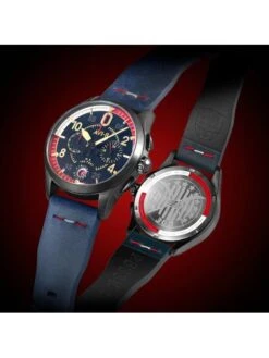 Montre AVI-8 Laguna Sumatra AV-4105-01 édition Limitée - Boîtier Acier, Cadran Tricolore, Bracelet Cuir Bleu 12 Montre AVI-8 Laguna Sumatra AV-4105-01 édition Limitée - Boîtier Acier, Cadran Tricolore, Bracelet Cuir Bleu -BOUTIQUE AERO montre avi 8 laguna sumatra av 4105 01 edition limitee boitier acier cadran tricolore bracelet cuir bleu 1
