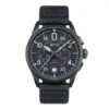 Montre AVI-8 Spitfire AV-4089-03 Noir Ardoise - Boîtier Noir, Cadran Noir, Bracelet Cuir Noir