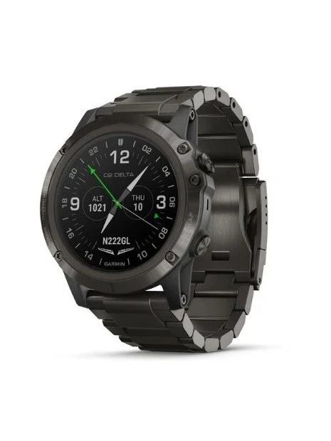 Montre Connectée D2 Delta PX Garmin - Boîtier Noir, Cadran Noir, Bracelet Acier Noir 3 Montre Connectée D2 Delta PX Garmin - Boîtier Noir, Cadran Noir, Bracelet Acier Noir