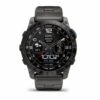 Montre Connectée Garmin D2 Mach 1 Pro - Boîtier Noir, Cadran Noir, Bracelet Titane Noir