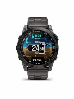 Montre Connectée Garmin D2 Mach 1 Pro - Boîtier Noir, Cadran Noir, Bracelet Titane Noir -BOUTIQUE AERO montre connectee garmin d2 mach 1 pro boitier acier cadran acier 3