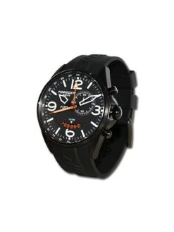 Montre Torgoen T30 301 - Boîtier Noir, Cadran Noir, Bracelet Caoutchouc Noir -BOUTIQUE AERO montre torgoen t30 301 boitier noir cadran noir bracelet caoutchouc noir 1
