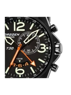 Montre Torgoen T30 301 - Boîtier Noir, Cadran Noir, Bracelet Caoutchouc Noir -BOUTIQUE AERO montre torgoen t30 301 boitier noir cadran noir bracelet caoutchouc noir 2