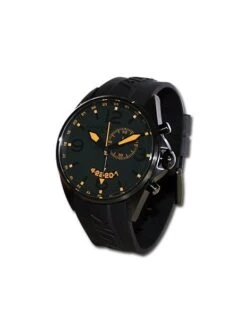 Montre Torgoen T30 304 - Boîtier Noir, Cadran Noir Et Bracelet Caoutchouc Noir -BOUTIQUE AERO montre torgoen t30 304 boitier noir cadran noir et bracelet caoutchouc noir 1