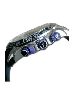 Montre Torgoen T35 303 - Boîtier Acier, Cadran Ivoire, Bracelet Caoutchouc Noir -BOUTIQUE AERO montre torgoen t35 303 boitier acier cadran ivoire bracelet caoutchouc noir 3