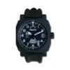 Montre Trintec Zulu-03 Style Altimètre - Boîtier Noir, Cadran Noir, Bracelet Caoutchouc Noir -BOUTIQUE AERO montre trintec zulu 03 style altimetre boitier noir cadran noir bracelet caoutchouc noir