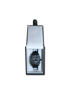 Montre Trintec Zulu-03 Style Altimètre - Boîtier Noir, Cadran Noir, Bracelet Caoutchouc Noir -BOUTIQUE AERO montre trintec zulu 03 style altimetre boitier noir cadran noir bracelet caoutchouc noir 3