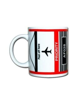 Mug Bag-tag IAD - Air France Washington -BOUTIQUE AERO mug bag tag i a d air france washington 2