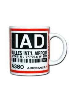 Mug Bag-tag IAD - Air France Washington