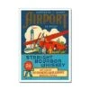 Panneau Décoratif En Carton Airport Straight Bourbon Whiskey -BOUTIQUE AERO panneau decoratif en carton airport straight bourbon whiskey