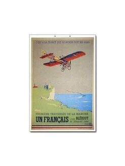 Panneau Décoratif En Carton Première Traversée De La Manche