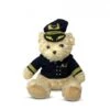 Peluche Ourson Pilote Avec Costume Et Casquette (40 Cm)