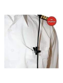 Pince Vêtement à Clip Pour Câble De Casque (Pilot Comm) -BOUTIQUE AERO pince vetement a clip pour cable de casque pilot comm 1 4