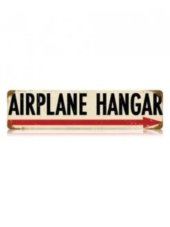 Plaque Décorative Airplane Hangar