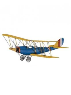 Plaque Décorative Avion Vintage Bleu/jaune