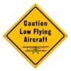 Plaque Décorative Caution Low Flying Aircraft -BOUTIQUE AERO plaque decorative caution low flying aircraft