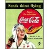 Plaque Décorative En Métal Coca Cola « Sends Thirst Flying » -BOUTIQUE AERO plaque decorative en metal coca cola sends thirst flying 316 x 405 cm
