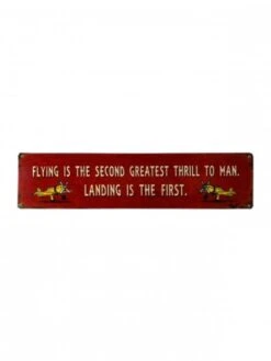 Alpha Industries Plaque Décorative « Greatest Thrill »