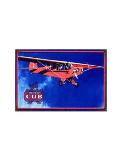 Plaque Décorative En Métal Piper Cub