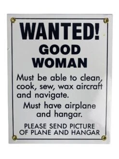 Revell Plaque Décorative En Métal Wanted! Good Woman