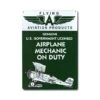 Plaque Décorative En Relief Airplane Mechanic On Duty -BOUTIQUE AERO plaque decorative en relief airplane mechanic on duty