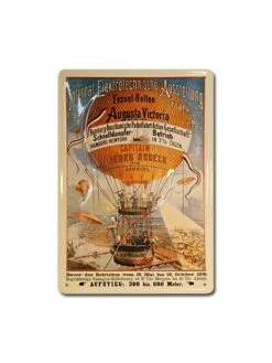 Plaque Décorative En Relief Augusta Victoria (ballon) (20 X 30 Cm)