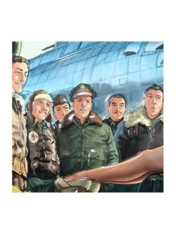 Plaque Décorative En Relief B17 - Romain HUGAULT (41 X 29 Cm) -BOUTIQUE AERO plaque decorative en relief b17 romain hugault 41 x 29 cm 1 3