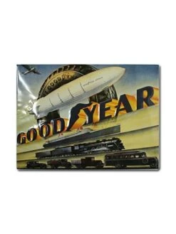 Plaque Décorative En Relief Good Year (petit Modèle)