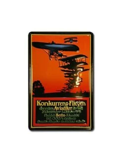 Plaque Décorative En Relief Konkurrenz (20 X 30 Cm)