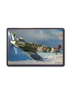Plaque Décorative En Relief Spitfire MK Vb (20 X 30 Cm)