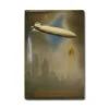 Plaque Décorative En Relief Zeppelin New-York (20 X 30 Cm) -BOUTIQUE AERO plaque decorative en relief zeppelin new york 20 x 30 cm