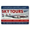 Plaque Décorative Lockheed Constellation Skytours -BOUTIQUE AERO plaque decorative lockheed constellation skytours 1