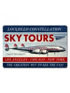 Plaque Décorative Lockheed Constellation Skytours