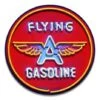 Plaque Décorative Ronde Flying A Gasoline