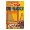 Plaque Décorative San Francisco Fly TWA -BOUTIQUE AERO plaque decorative san francisco fly twa 31 x 46 cm