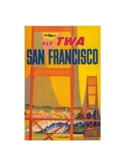 Plaque Décorative San Francisco Fly TWA