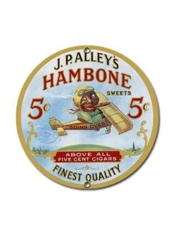 Plaque émaillée Hambone