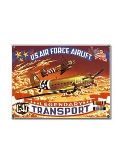 Plaque émaillée Legendary Transport