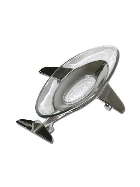 Plat à Service En Verre - Forme Avion 4 Plat à Service En Verre - Forme Avion – Image 2