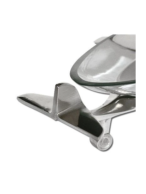 Plat à Service En Verre - Forme Avion 6 Plat à Service En Verre - Forme Avion – Image 4