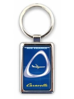 Porte-clés Métal Air France Caravelle -BOUTIQUE AERO porte cle metal air france caravelle 3